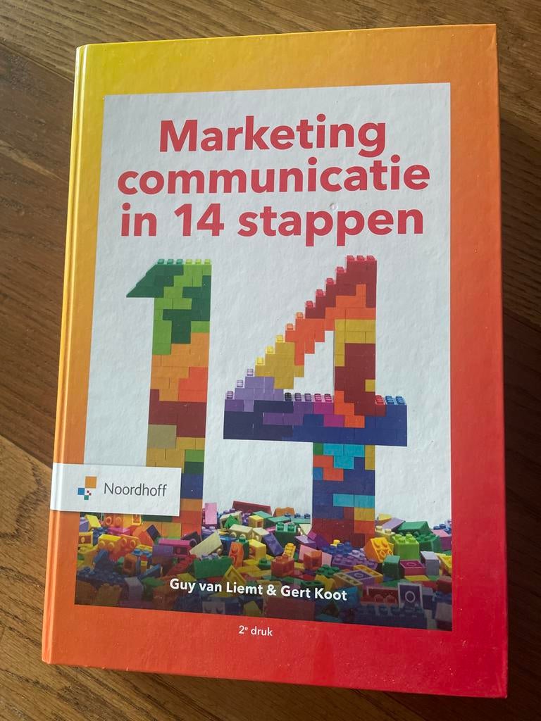 Marketing communicatie in 14 stappen - 2e druk, Ophalen of Verzenden, Zo goed als nieuw, Economie en Marketing