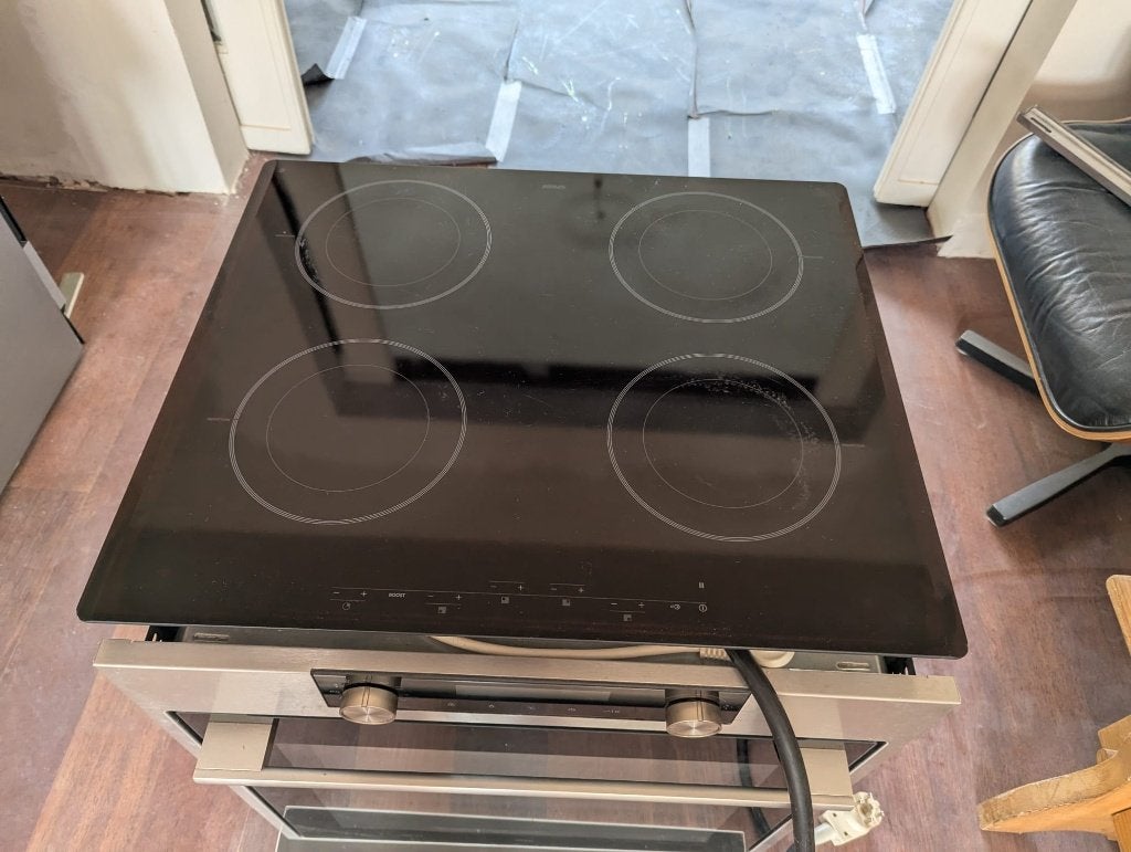 ATAG inductieplaat, Ophalen, 4 kookzones, Zo goed als nieuw, Inbouw