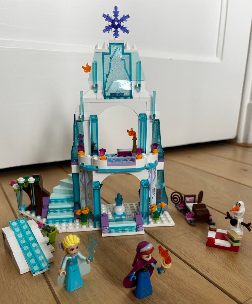 #41062-Elsa’s fonkelende ijskasteel, lego, Ophalen of Verzenden, Zo goed als nieuw, Complete set, Lego