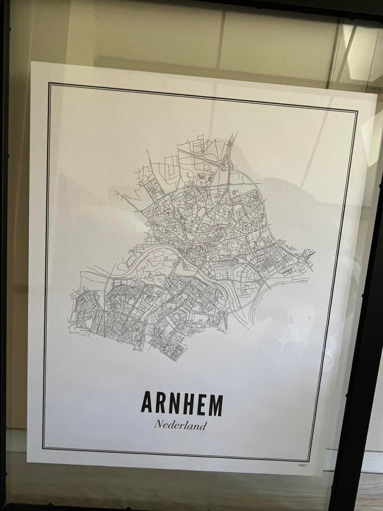 Wijck poster Arnhem, Ophalen, Zo goed als nieuw, A1 t/m A3, Dier of Natuur