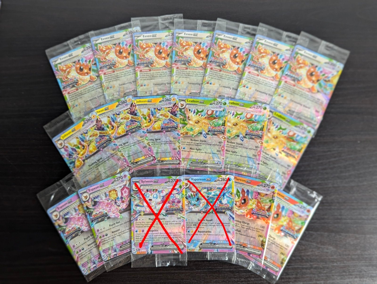 Gestempelde Eeveelutions - Prismatic Evolutions, Ophalen of Verzenden, Nieuw, Meerdere kaarten, Foil