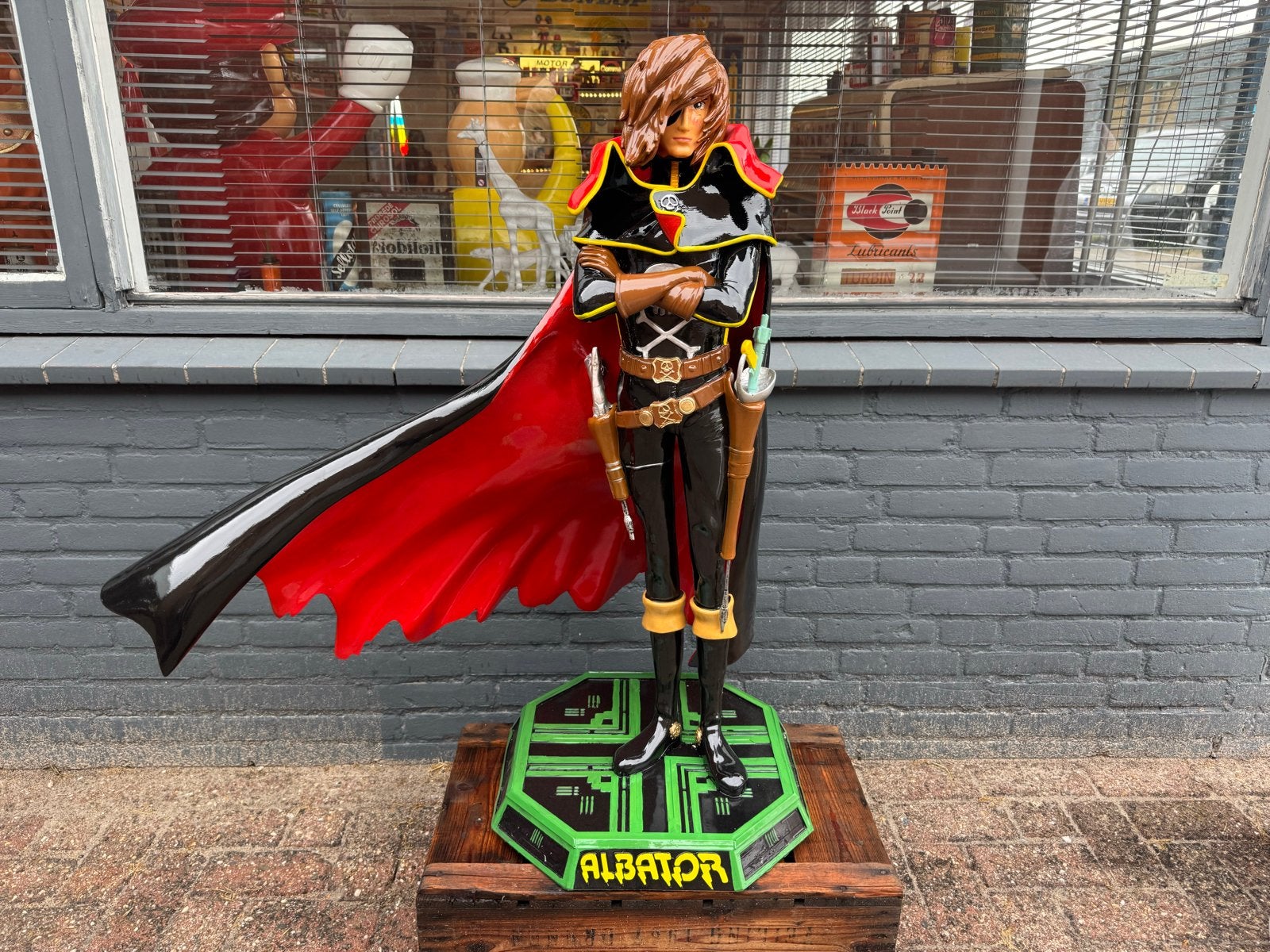 Grote Albator (Captain Harlock) Beeld - Uniek Verzamelobject, Ophalen, Gebruikt, Mens