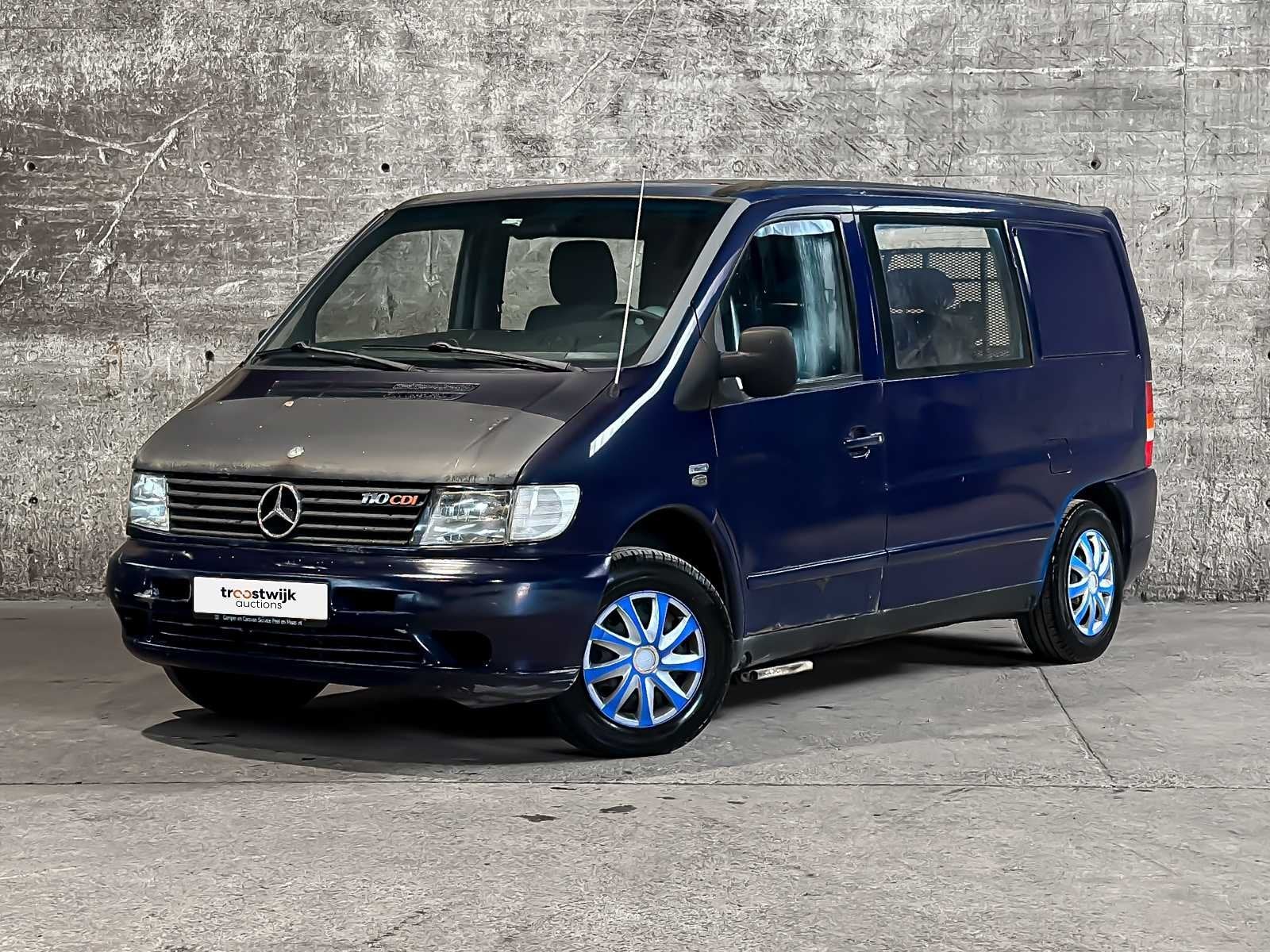 Mercedes-Benz Vito 110 CDI DC 102pk 2002 Rolstoelbus (Origin, Auto's, Gebruikt, 2000 kg, Bedrijf, Diesel