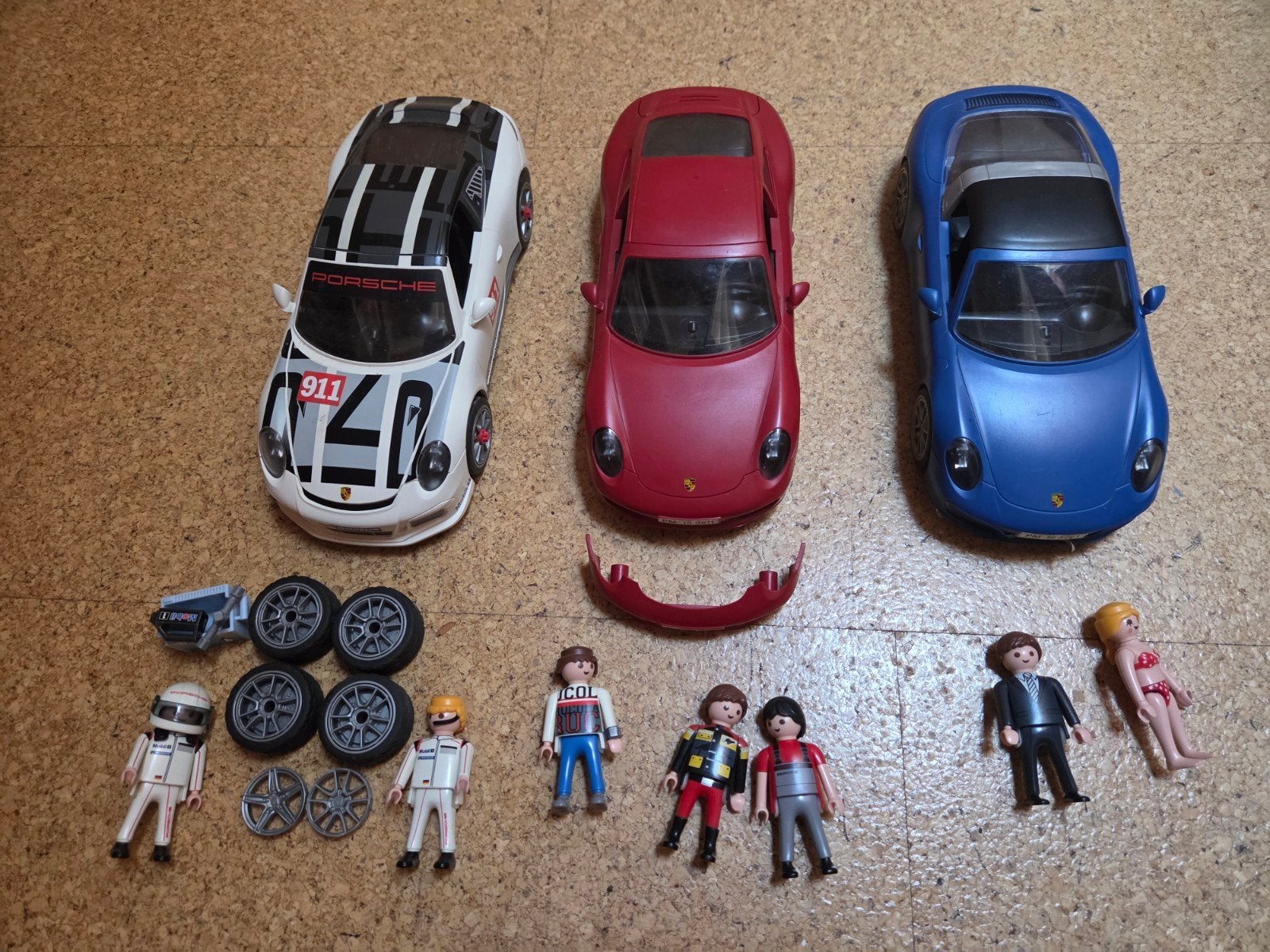 Playmobil Porsche, Gebruikt, Losse onderdelen, Voertuig, Ophalen of Verzenden