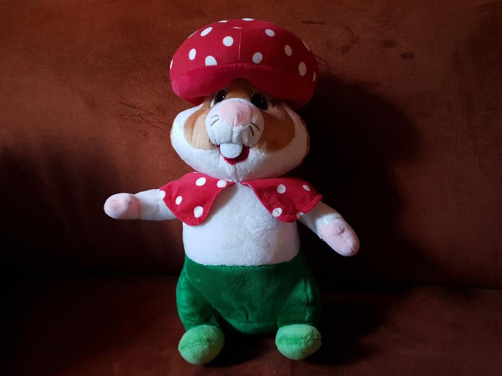 Efteling - Knuffel Paddenstoel Hamster, Ophalen of Verzenden, Zo goed als nieuw, Beeldje of Poppetje