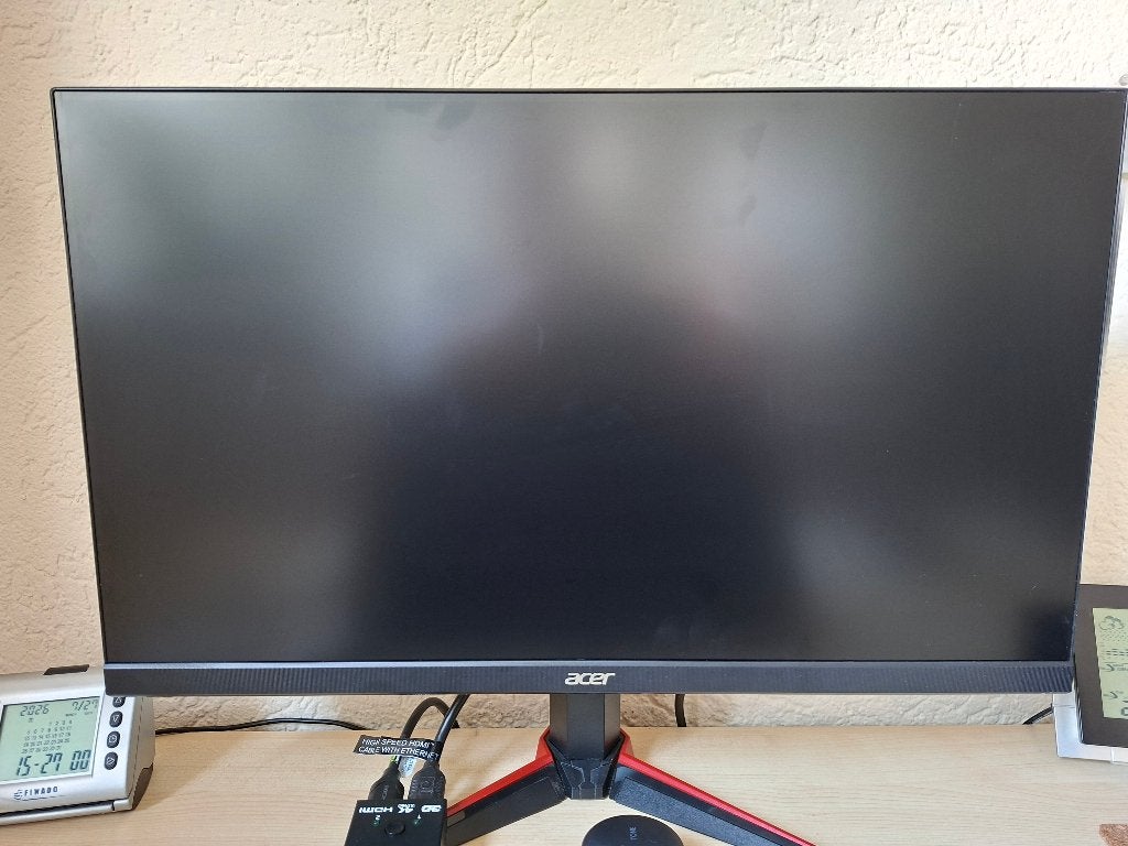 Acer Nitro VG240Y  Monitor, Gaming, IPS, HDMI, Zo goed als nieuw