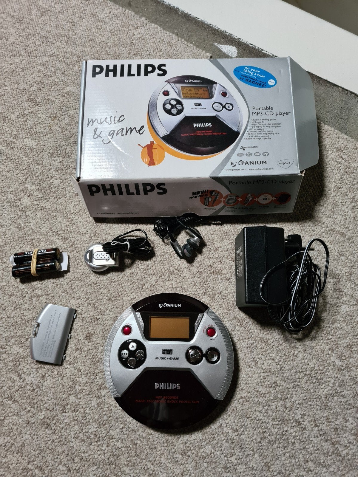 Philips Portable MP3 CD-speler - Zo goed als nieuw, Ophalen, Zo goed als nieuw, Philips