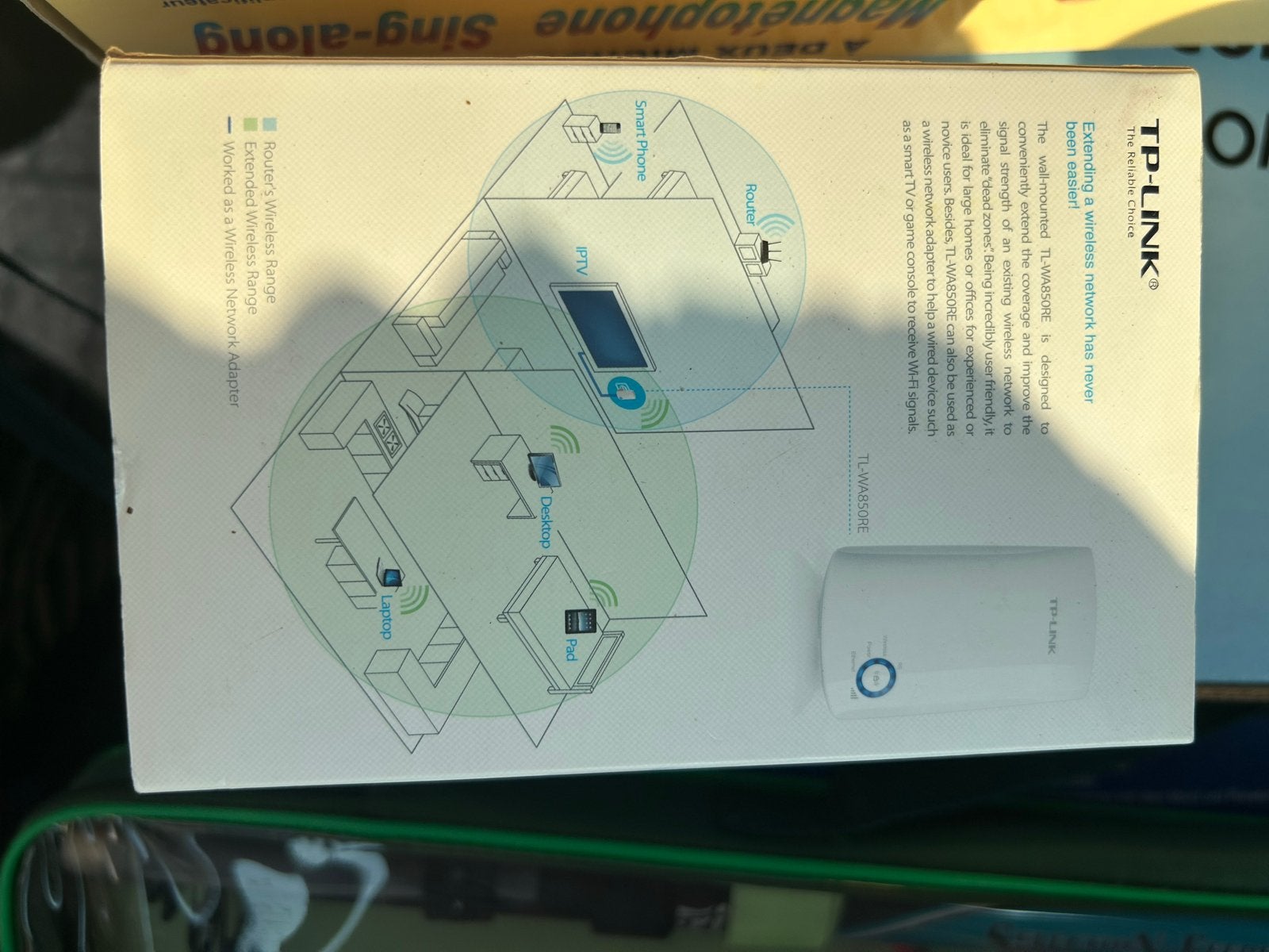 TP-Link TL-WA850RE 300Mbps Universele Wifi Range Extender, Computers en Software, WiFi-versterkers, Ophalen of Verzenden, Zo goed als nieuw