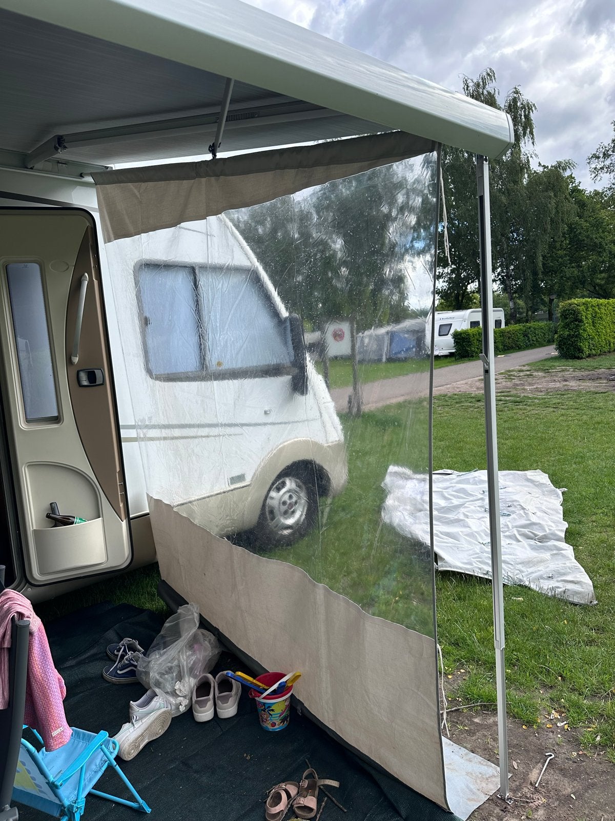 Thule Omnistor Luifel Zijwand 230x200cm, Ophalen of Verzenden, Gebruikt