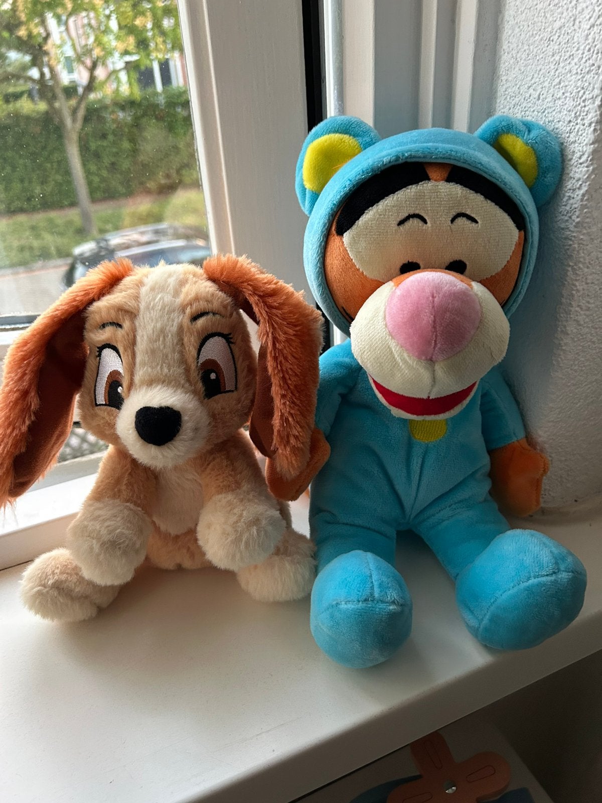 2 disney knuffels samen te koop, Ophalen of Verzenden, Zo goed als nieuw, Overige typen