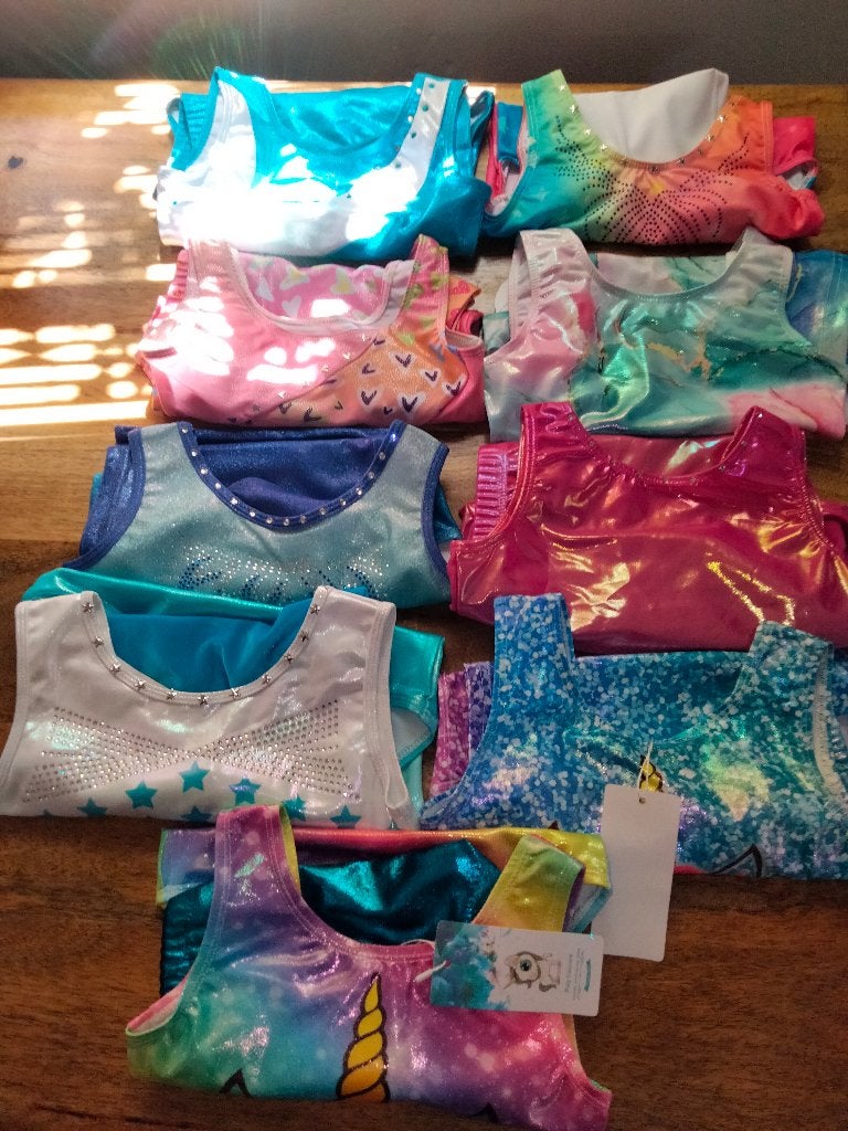 Turnpakje/turnpakjes maat 116 SALE nu 9,50 per stuk (1), Sport en Fitness, Turnen, Kleiner dan kindermaat 122, Ophalen of Verzenden