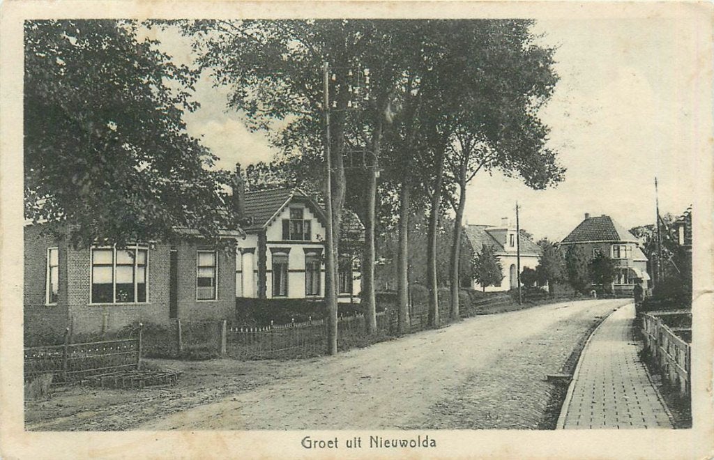 701-381-031 Nieuwolda, Verzamelen, Ansichtkaarten | Nederland, Verzenden, Voor 1920, Groningen