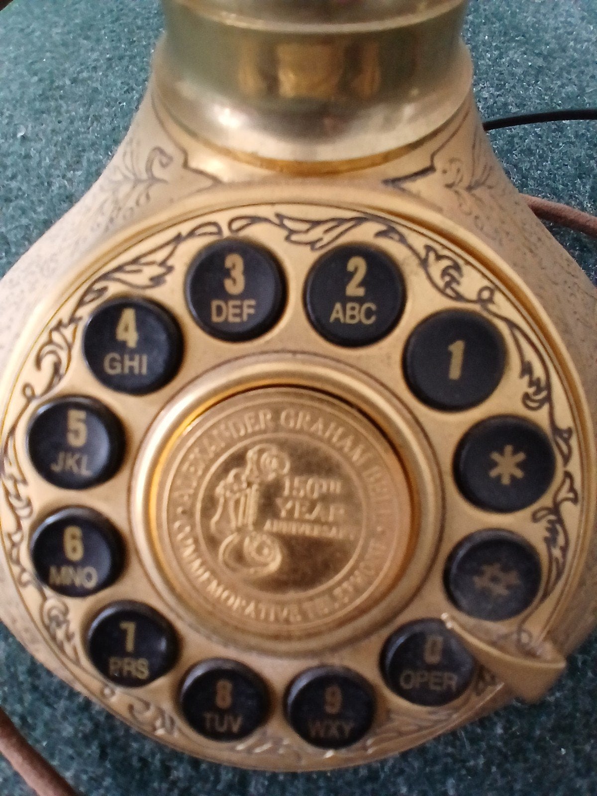 Alexander Graham Bell Commemorative Telefoon Franklin Mint, Telecommunicatie, Vaste telefoons | Niet Draadloos, Ophalen of Verzenden