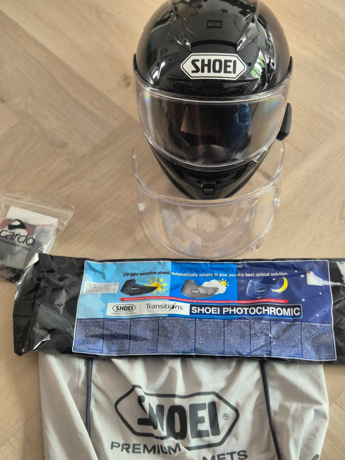 Shoei X-Spirit III integraalhelm maat:L met Cardo Spirit,JBL, Dames, Ophalen of Verzenden, Integraalhelm, Shoei