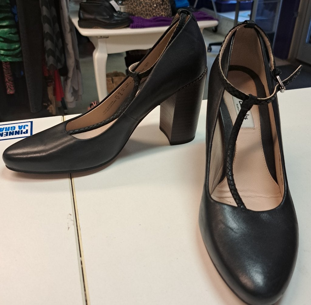 Clarks Narrative Crumble Berry pumps leer zwart 40 nr 44547