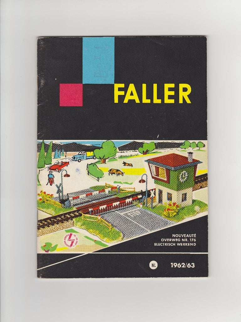 Faller – Catalogus 1962/63 NL, Hobby en Vrije tijd, Overige merken, Gelijkstroom of Wisselstroom, Zo goed als nieuw, Boek, Tijdschrift of Catalogus