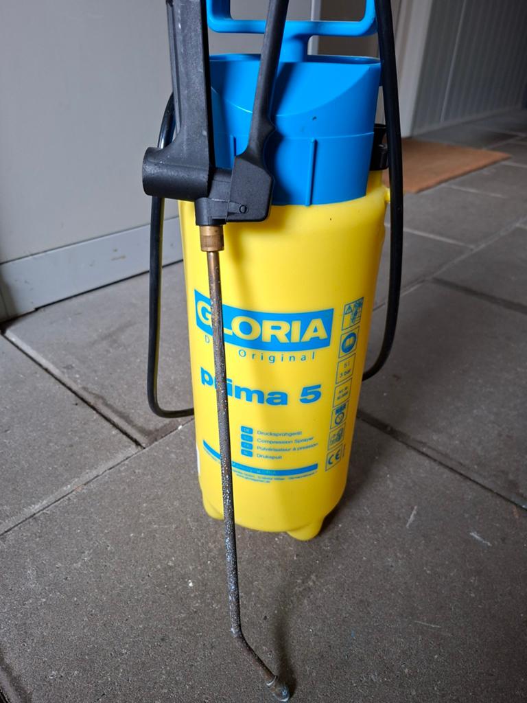 Drukspuit, Gloria Prima 5 drukspuit, Tuin en Terras, Bestrijdingsmiddelen, Ophalen, Zo goed als nieuw, Onkruidbestrijding