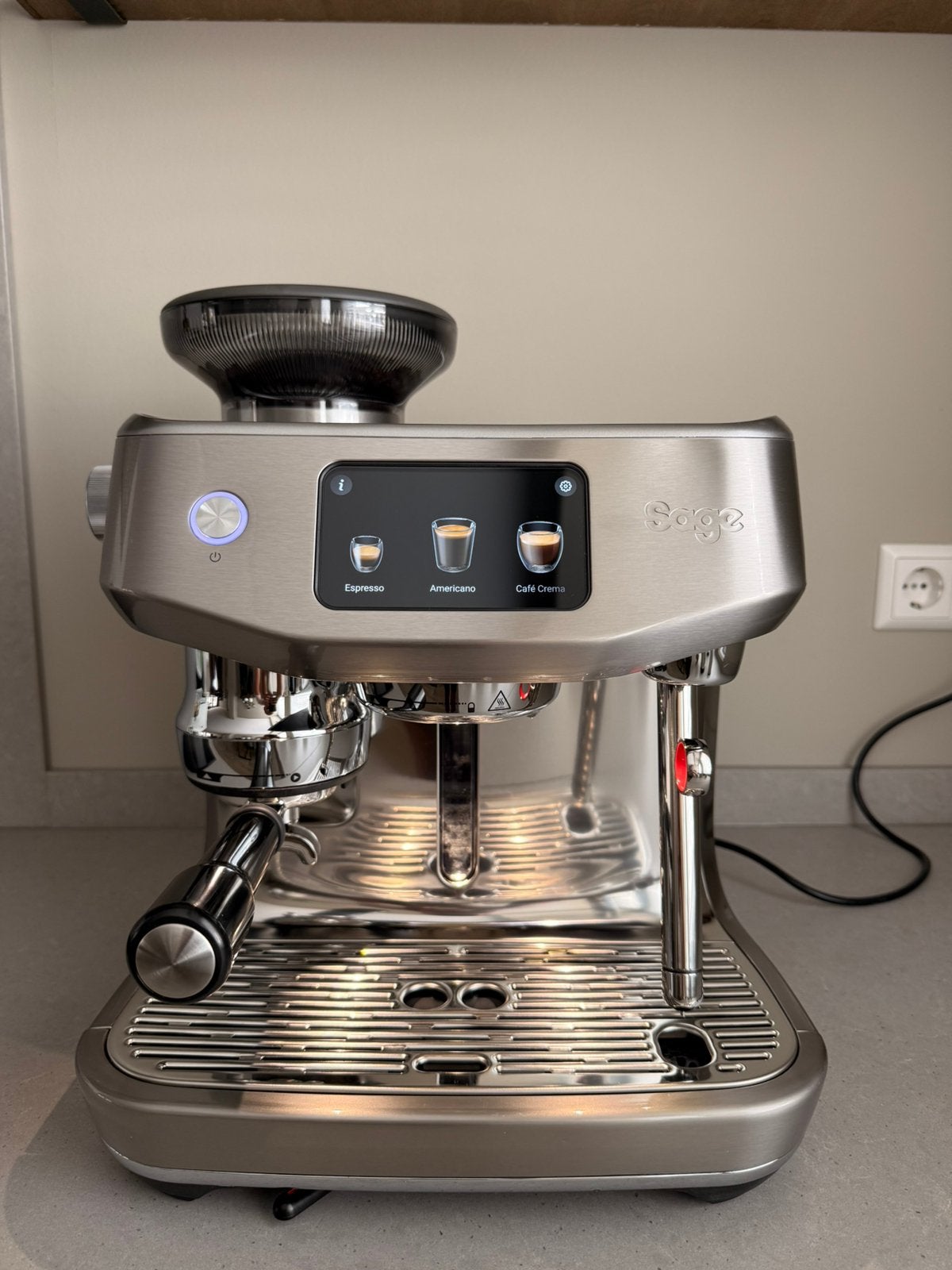 Sage Oracle Jet - Pistonmachine - Stainless Steel, Witgoed en Apparatuur, Ophalen, Espresso apparaat, Koffiebonen, Zo goed als nieuw