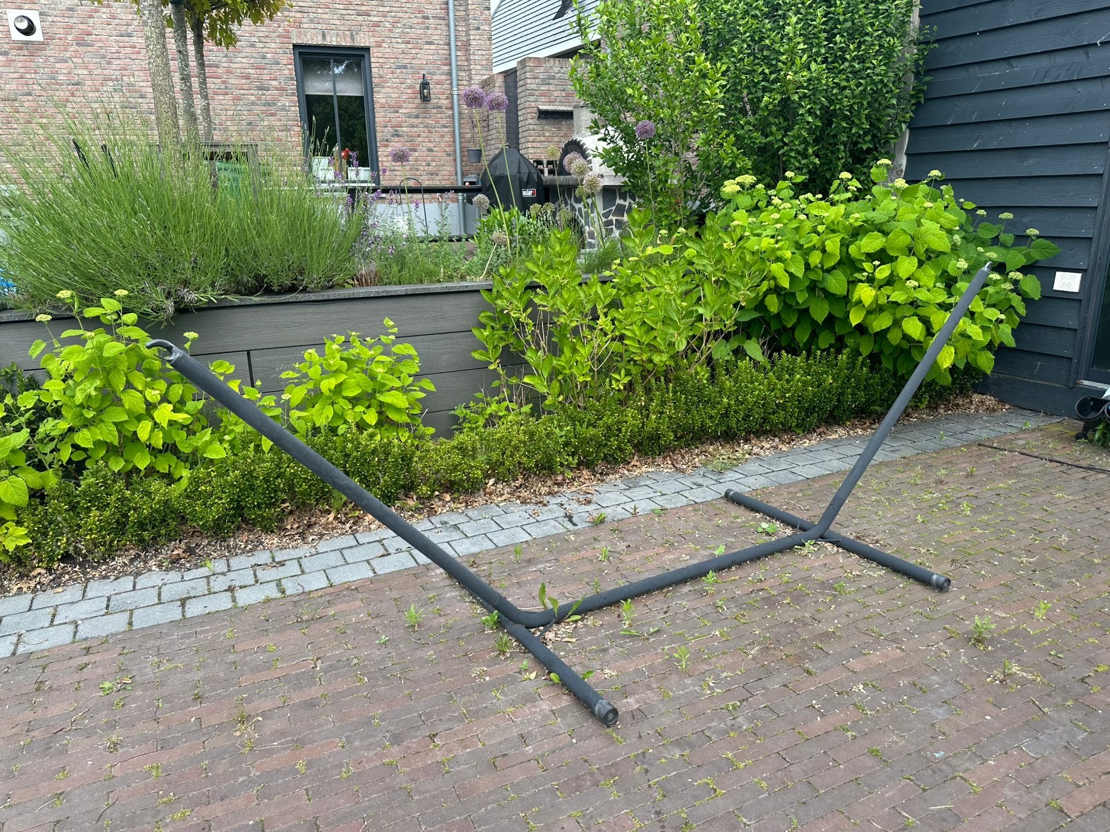 Hangmat stand, Ophalen, Gebruikt, Buiten