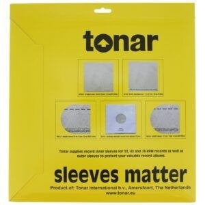 TONAR 7 INCH” HEAVY DUTY OUTER SLEEVES FOR 45 RPM RECORDS, Ophalen of Verzenden, Nieuw, Thorens