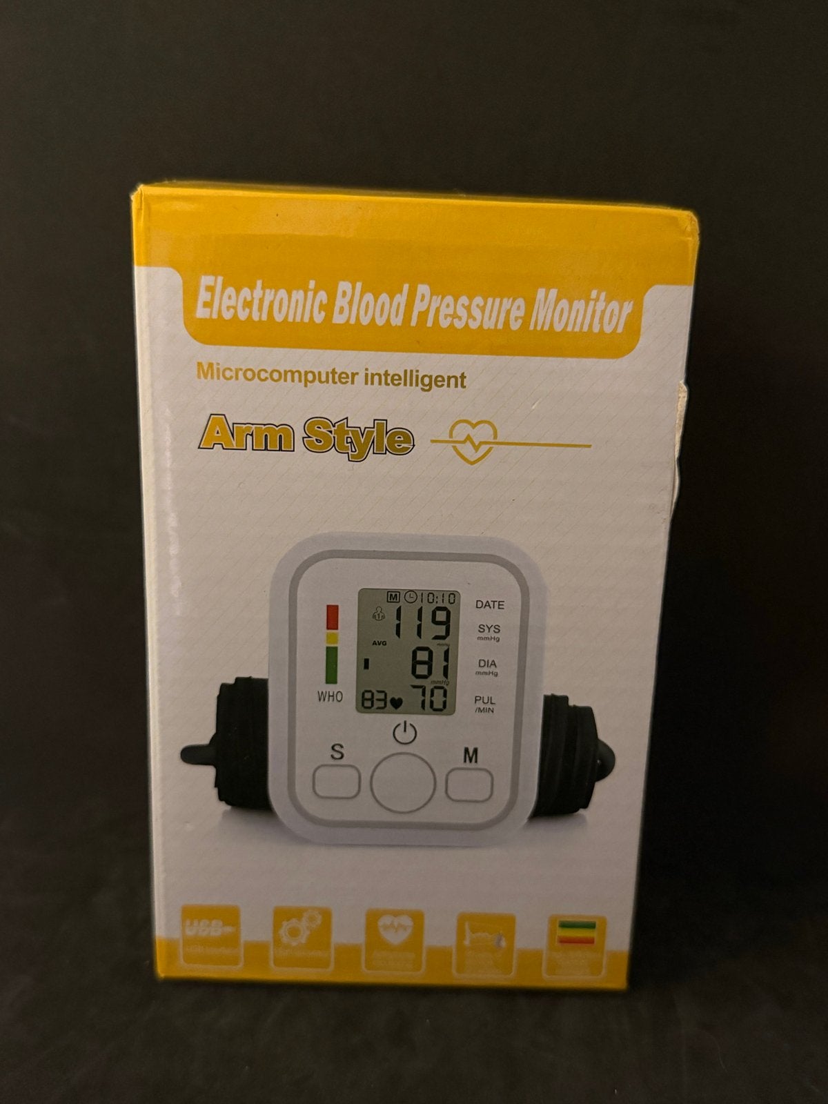 Nieuwe Elektronische Bloeddrukmeter - Arm Model, ., Overige typen, Nieuw, Ophalen of Verzenden