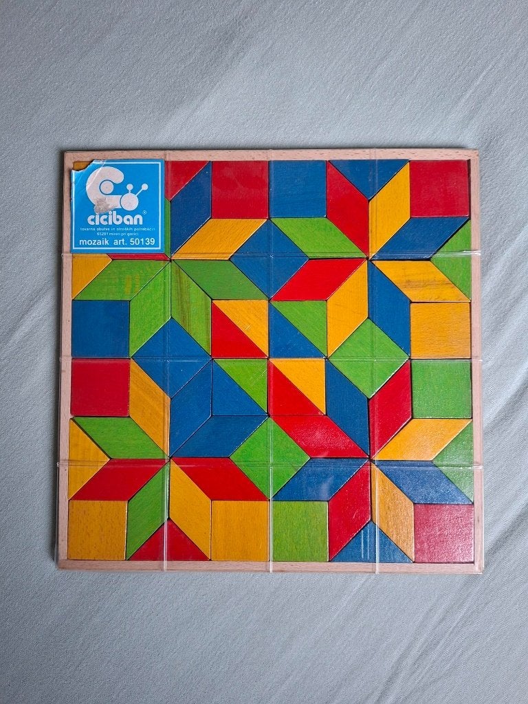 geometrische mozaiek legpuzzel, Ophalen of Verzenden, Zo goed als nieuw, Puzzelen