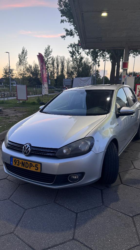 Volkswagen Golf 6 2010, Auto's, Volkswagen, Automaat, Stof, Zwart, 4 cilinders