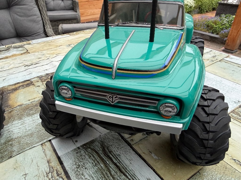 Tamiya Squashvan met 4 wiel besturing., Auto offroad, Nieuw, Schaal 1:10, Ophalen