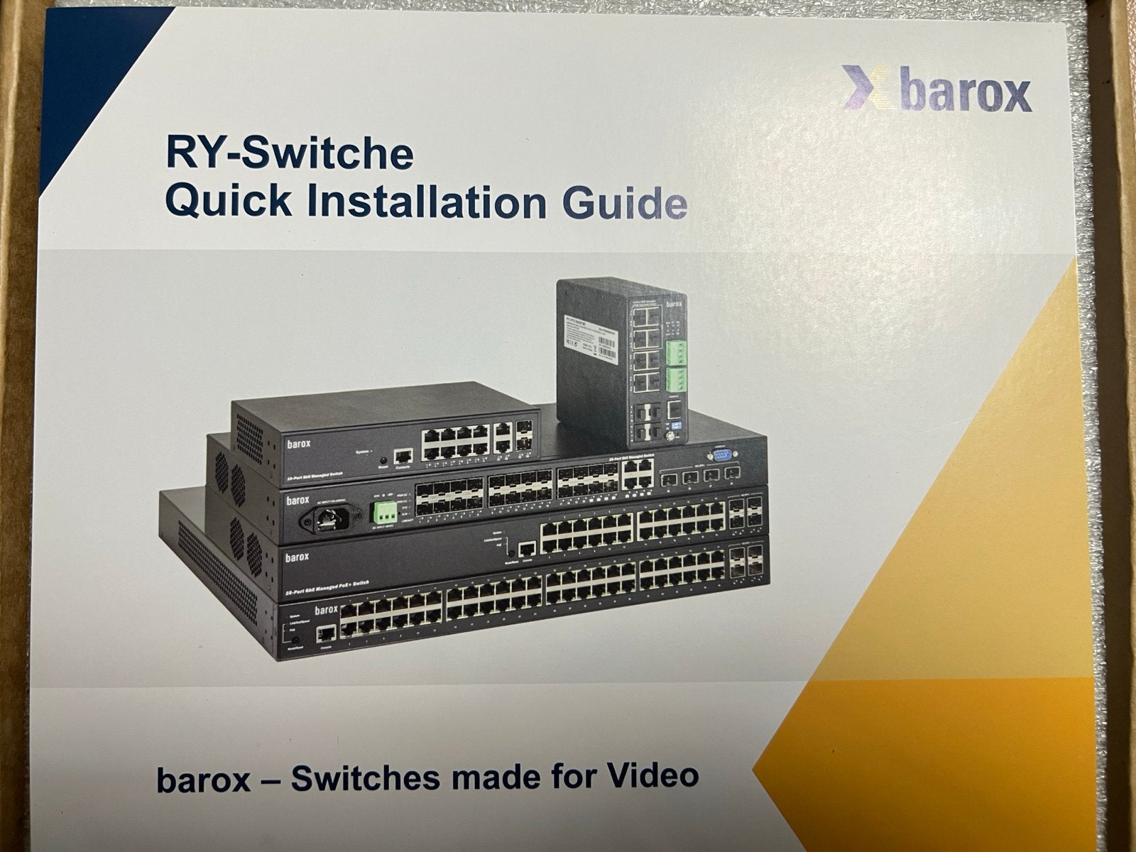 Barox RY-LPIGE-804GBTME Industriële PoE+ Switch, Ophalen of Verzenden, Nieuw