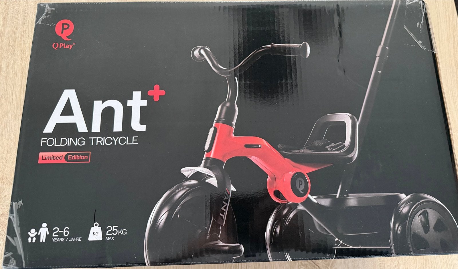 Q Play Ant+ Opvouwbare Driewieler - Limited Edition, Ophalen of Verzenden, Nieuw