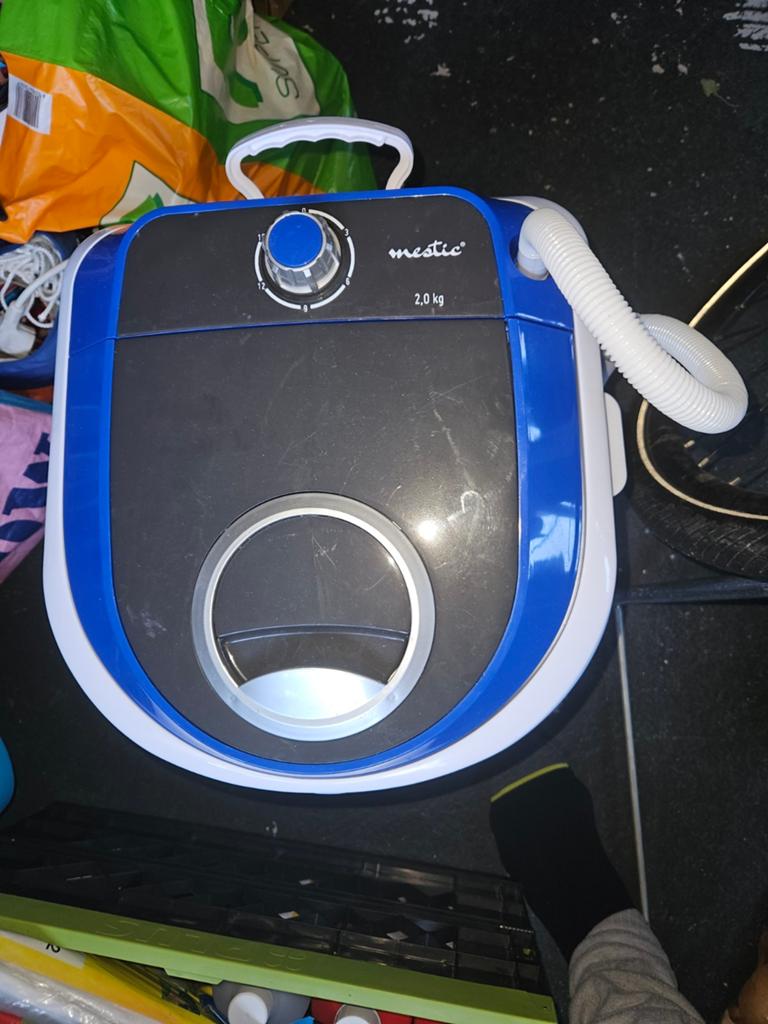 Mestic Mini Wasmachine 2.0 kg voor Caravan/Camper, Minder dan 85 cm, Minder dan 4 kg, Bovenlader, Ophalen of Verzenden