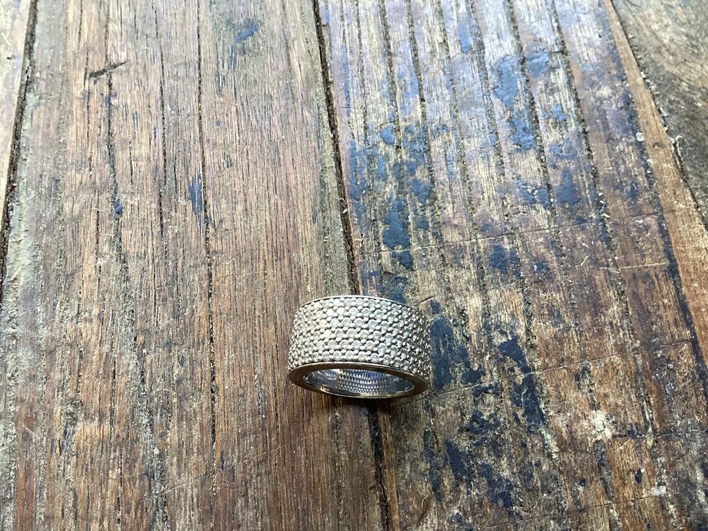 Tisento zirconia ring zilver, 18 tot 19, Gebruikt, Ophalen of Verzenden, Dame