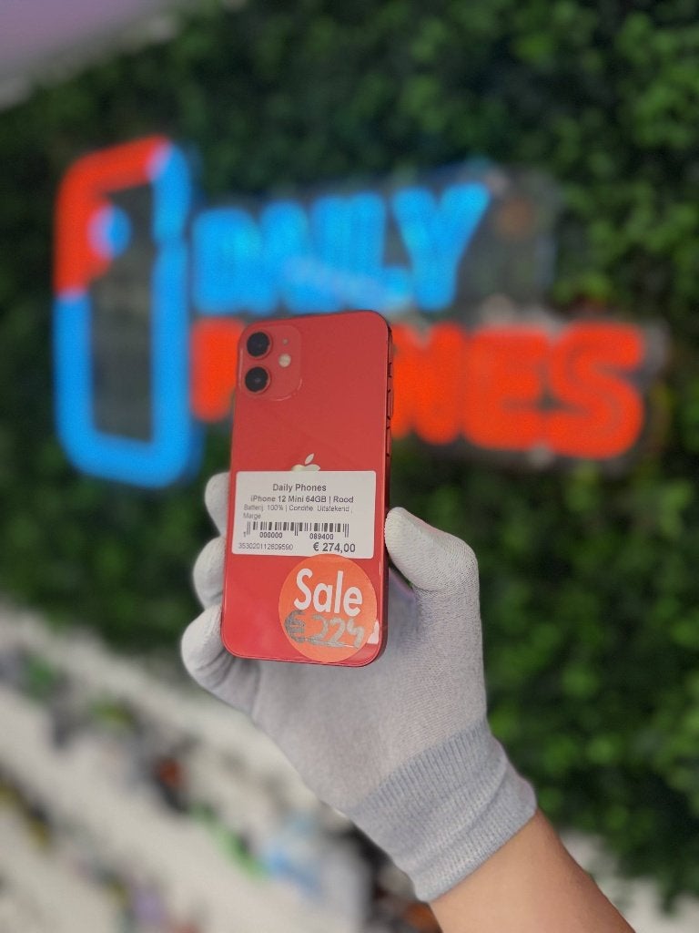 Zo goed als nieuw Apple iPhone 12 Mini 64GB, Ophalen of Verzenden, Zo goed als nieuw