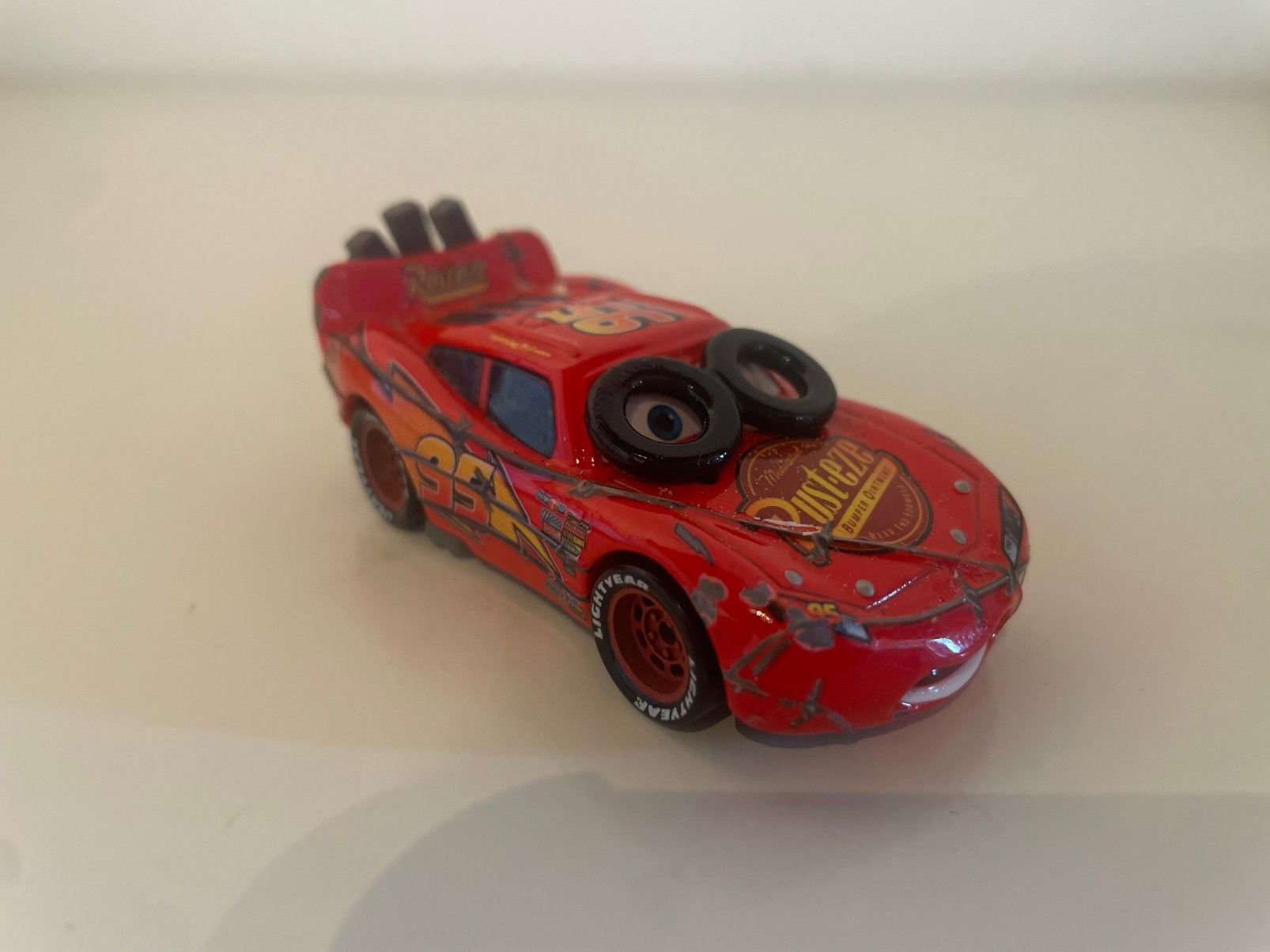 Disney Cars - Spin Out Lightning McQueen, Ophalen of Verzenden, Gebruikt