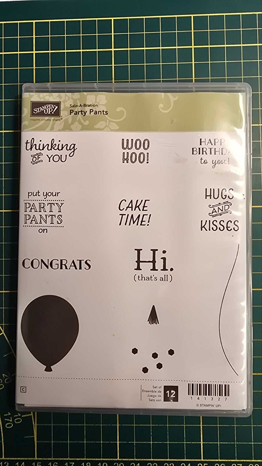stampin up stempelset party pants, Ophalen of Verzenden, Zo goed als nieuw