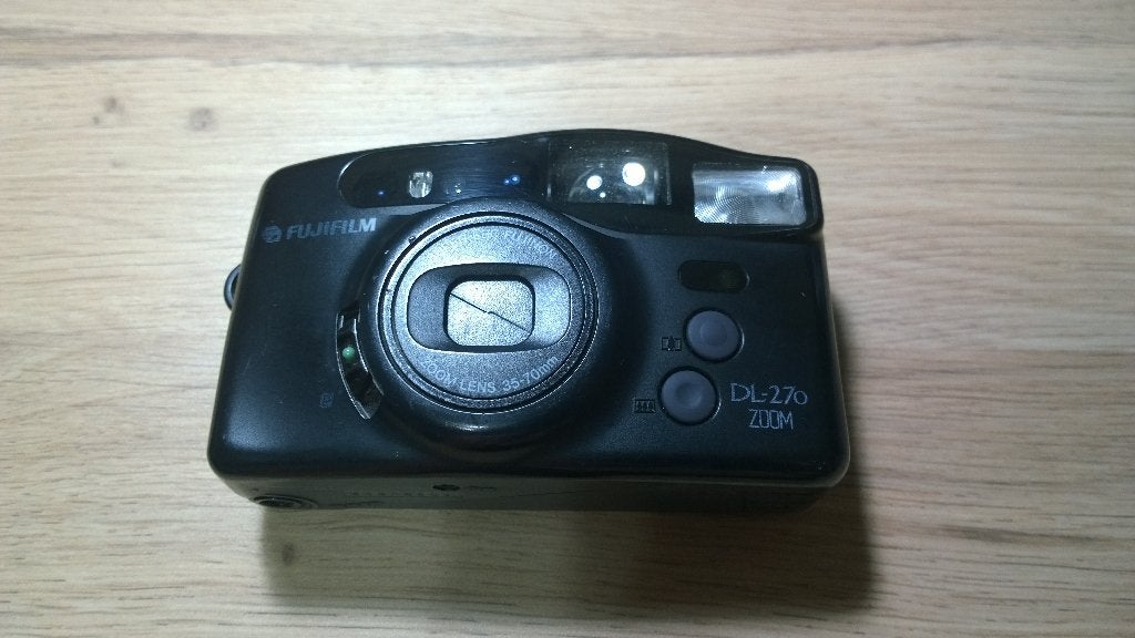 Fuji DL-270 Zoom analoge camera jaren 80, Ophalen, Gebruikt, Compact, Fuji