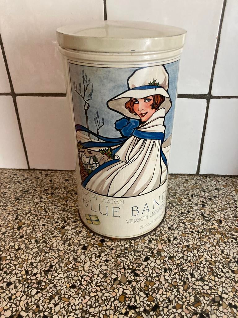 Beschuitbus blue band, Ophalen of Verzenden