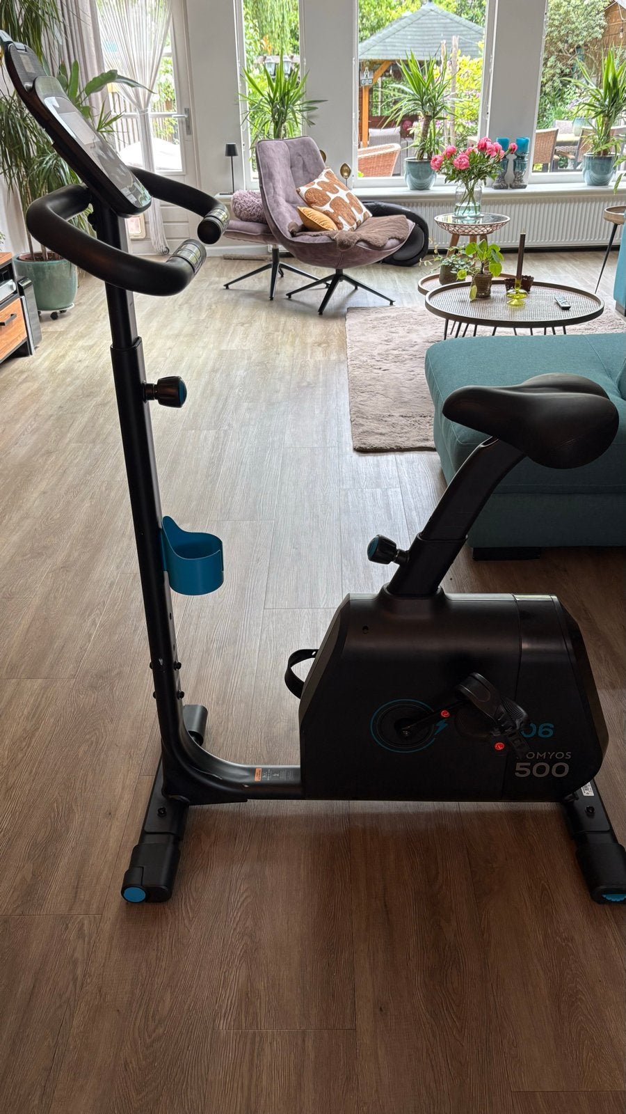 Domyos 500 Hometrainer - Zo goed als nieuw, Sport en Fitness, Fitnessapparatuur, Ophalen, Zo goed als nieuw, Metaal, Benen