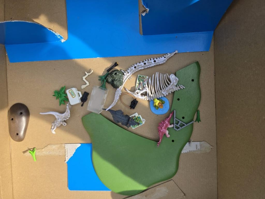 Playmobil 4170 Dinosaurus Vulkaan met Triceratops, Ophalen, Gebruikt