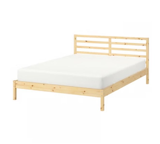 Ikea bed 140x200cm for FREE, Huis en Inrichting, Slaapkamer | Bedden, Ophalen, Wit, Tweepersoons, 140 cm