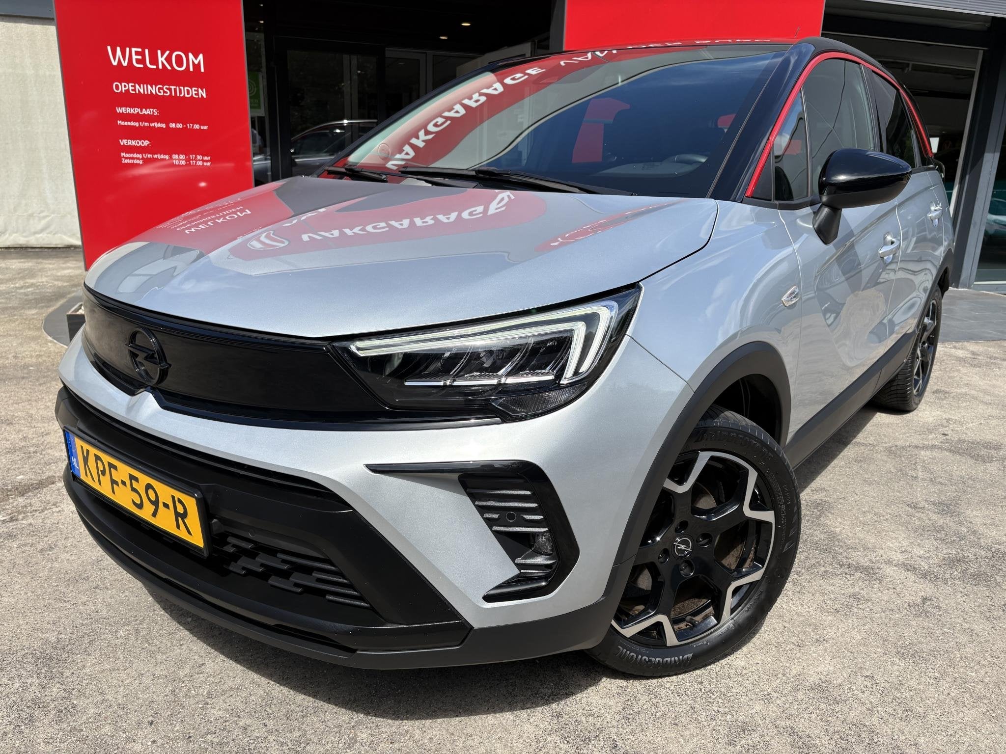 Opel Crossland 1.2 Turbo GS, Auto's, 12 maanden, Gebruikt, Bedrijf, 600 kg