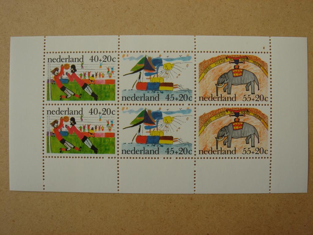 1976 NVPH 1107 KINDERZEGELS KINDERTEKENINGEN, Ophalen of Verzenden, Na 1940, Postfris