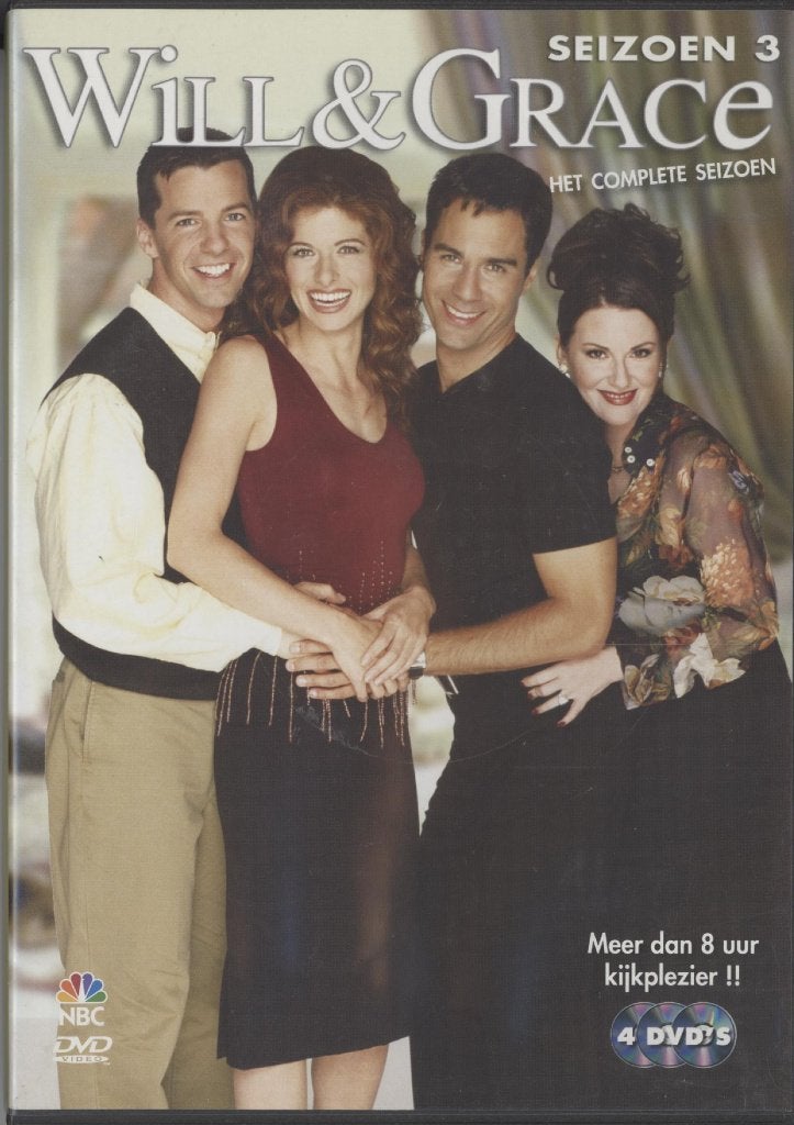 40) Will & Grace, seiz. 3 (4 disc): met Eric McCormack, Vanaf 12 jaar, Ophalen of Verzenden, Gebruikt, Komedie