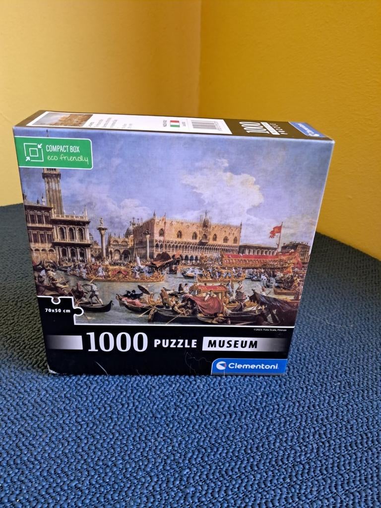 Clementoni Museum Legpuzzel Venetië 1000 stukjes 70x50 cm, Ophalen of Verzenden, 500 t/m 1500 stukjes, Zo goed als nieuw, Legpuzzel