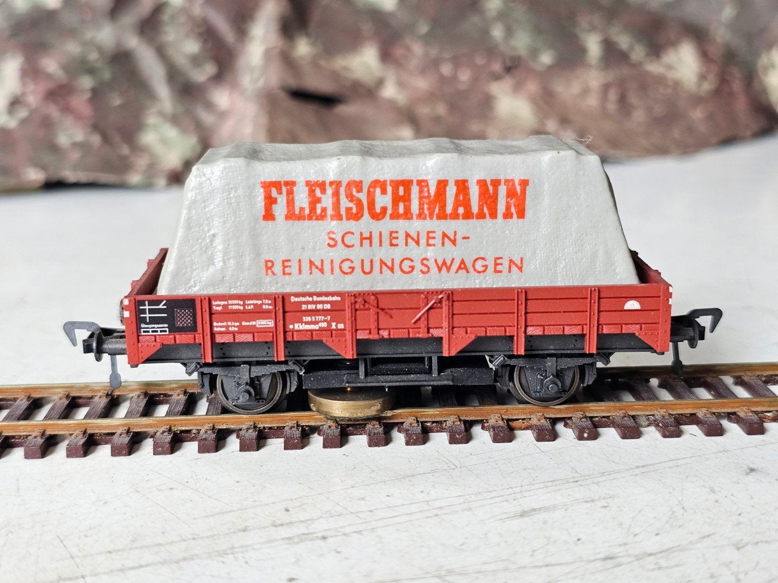 Fleischmann H0 Schoonmaak wagen - Modelspoorbaan, Ophalen of Verzenden, Gebruikt, Wagon, Fleischmann