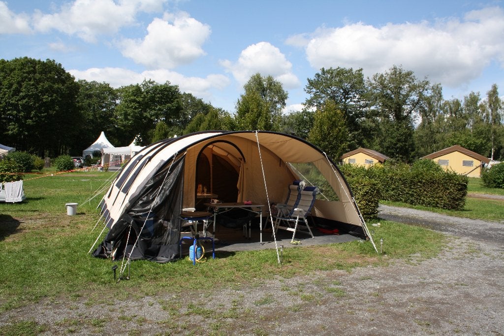 6 persoons familia tent obelink, Caravans en Kamperen, Ophalen, Gebruikt, Tot en met 6