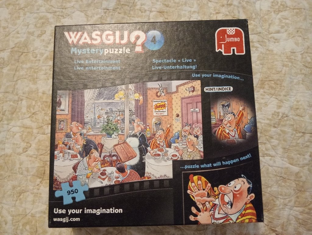 Puzzel Wasgij, Ophalen of Verzenden, 500 t/m 1500 stukjes, Gebruikt, Legpuzzel