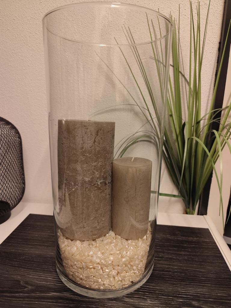 Windlicht/ lantaarn (45cm) compleet, Huis en Inrichting, Woonaccessoires | Stolpen, Ophalen, Zo goed als nieuw