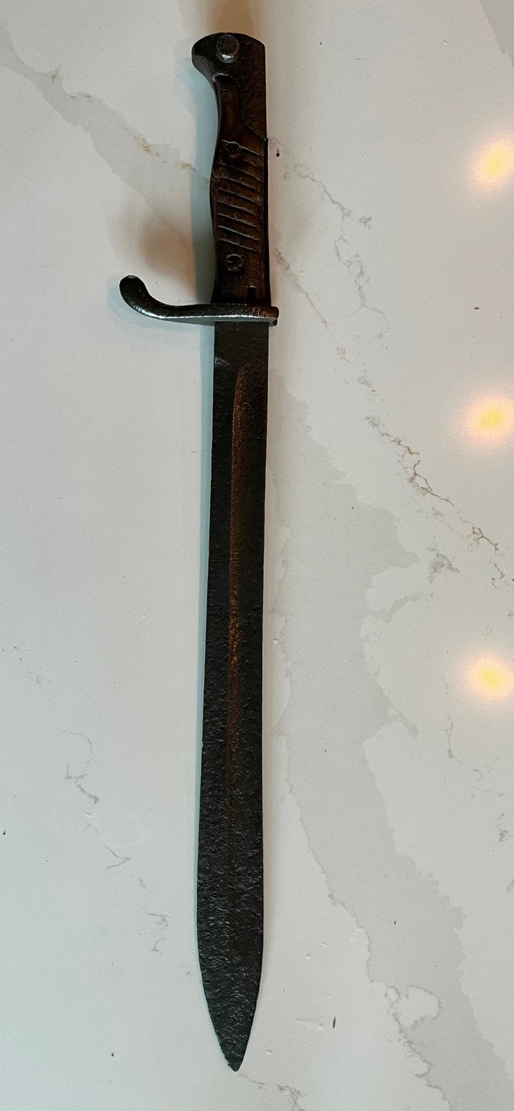 Ww1 WOI Duitse bajonet Mauser Butcher, Ophalen of Verzenden, Overige soorten, Overige gebieden, Mes of Dolk