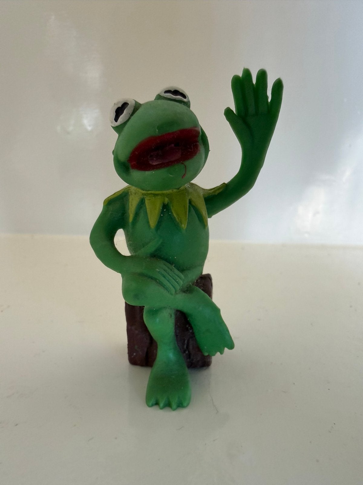 Vintage Kermit de Kikker Figuur - W. Germany 1978, Verzamelen, Ophalen of Verzenden, Gebruikt